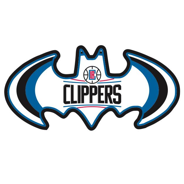 Los Angeles Clippers Batman Logo iron on transfers